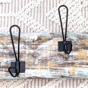 Wood rustic/farmhouse Wall decor-Coat rack, hat hook, clothes hanger entryway